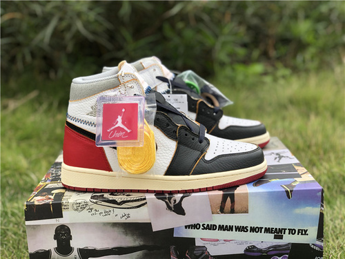 Correct version_ original level_ big logo_ black toe splicing_ union x aj1 retro high oG nRG goods number_ BV1300-106 full code shipment 40--47.5-cb10bb51